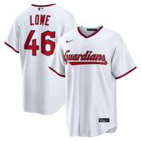 Cleveland Guardians Nathaniel Lowe White Home Replica Jersey