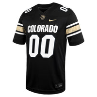 Colorado Buffaloes Custom Football Game Jersey - Black
