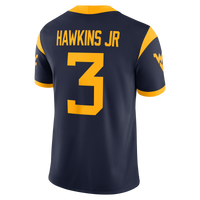 Michael Hawkins Jr. West Virginia Mountaineers Game Football Jersey - Navy
