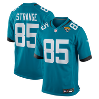 Jacksonville Jaguars Brenton Strange Teal Team Game Jersey