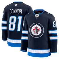 Winnipeg Jets Kyle Connor Navy Home Premium Jersey