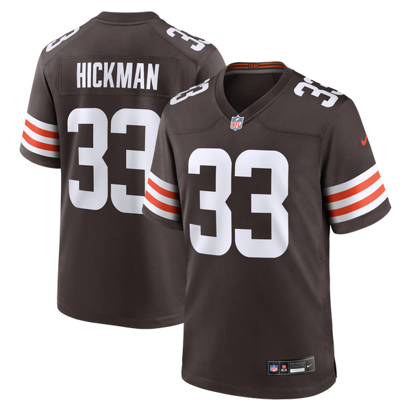 Cleveland Browns Ronnie Hickman Brown Team Game Jersey