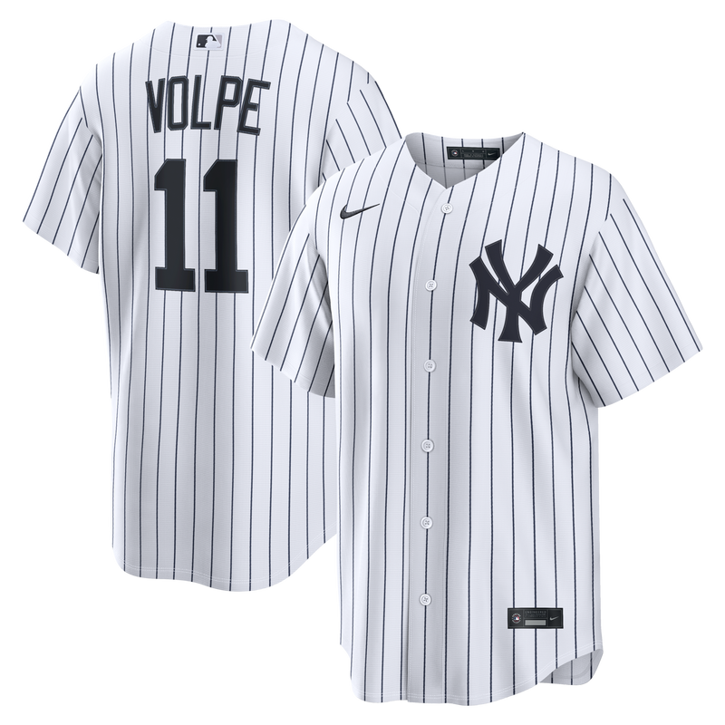 New York Yankees Anthony Volpe White Home Replica Jersey