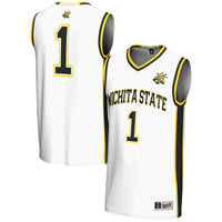 Wichita State Shockers #1 Basketball Jersey - White