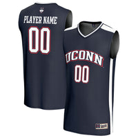 UConn Huskies Lightweight Collegiate Basketball NIL Pick-A-Player Fashion Jersey - Navy