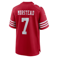 San Francisco 49ers Thomas Morstead Scarlet Team Game Jersey