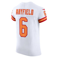 Tampa Bay Buccaneers Baker Mayfield White The '76 Jersey Elite Jersey