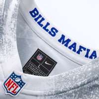 Buffalo Bills White 2025 Rivalries Collection Custom Game Jersey