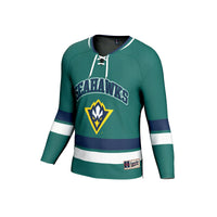 UNC Wilmington Seahawks Hockey Jersey - Teal