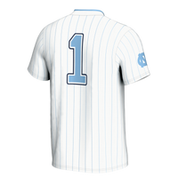 #1 North Carolina Tar Heels Lightweight Softball Jersey - White