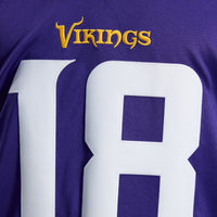Minnesota Vikings Justin Jefferson Purple Team Stitched Limited Jersey