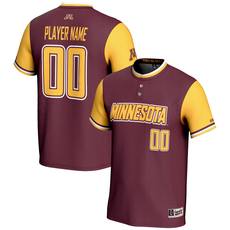 Minnesota Golden Gophers NIL Pick-A-Player Lightweight Softball Jersey - Maroon
