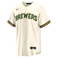 Milwaukee Brewers William Contreras Cream Home Replica Jersey