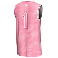 #1 William & Mary Tribe Lightweight Basketball Fashion Jersey - Pink