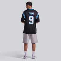 Carolina Panthers Bryce Young Black Team Game Jersey
