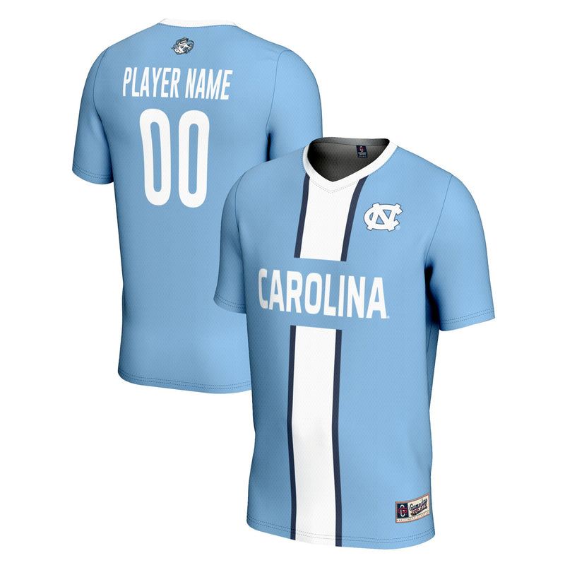 North Carolina Tar Heels Pick-A-Player NIL Soccer Jersey - Carolina Blue