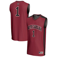 #1 South Carolina Gamecocks Lightweight Collegiate Basketball Fashion Jersey - Garnet