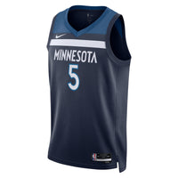 Minnesota Timberwolves Icon Edition Swingman Jersey - Navy - Anthony Edwards