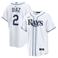 Tampa Bay Rays Yandy Díaz White Home Replica Jersey