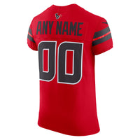 Houston Texans Red Alternate Elite Custom Jersey