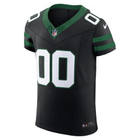 New York Jets Legacy Black Alternate Elite Custom Jersey