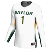 #1 Baylor Bears Lightweight Volleyball Jersey - White