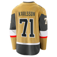 Vegas Golden Knights William Karlsson Gold Home Breakaway Jersey