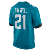 Jacksonville Jaguars Christian Braswell Teal Team Game Jersey