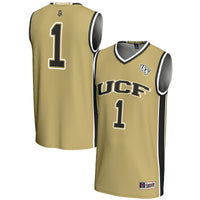 #1 UCF Knights Lightweight Basketball Jersey - Gold