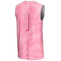 #1 Georgia Southern Eagles Lightweight Basketball Fashion Jersey - Pink