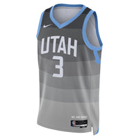 Utah Jazz 2025/26 City Edition Swingman Jersey - Gray - Keyonte George