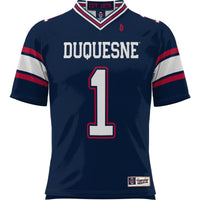 #1 Duquesne Dukes Football Jersey - Blue