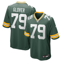 Green Bay Packers Travis Glover Green Game Jersey