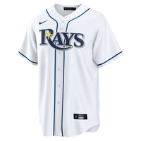Tampa Bay Rays Junior Caminero White Home Replica Jersey