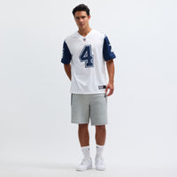 Dallas Cowboys Dak Prescott White Color Rush Limited Jersey