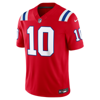 New England Patriots Drake Maye Red Alternate Stitched Limited Jersey