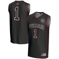 #1 South Carolina Gamecocks Lightweight Basketball Jersey - Black