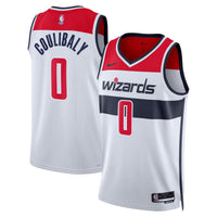 Washington Wizards Association Edition Swingman Jersey - White - Bilal Coulibaly