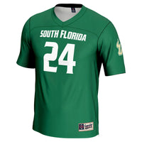 #24 South Florida Bulls Lightweight Lacrosse Jersey - Green