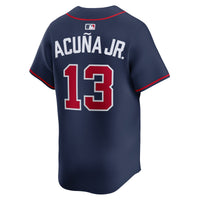 Atlanta Braves Ronald Acuña Jr. Navy Alternate Limited Jersey