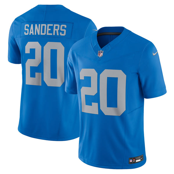 Detroit Lions Barry Sanders Blue Alternate Limited Jersey