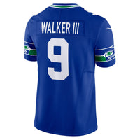 Seattle Seahawks Kenneth Walker III Royal Limited Jersey