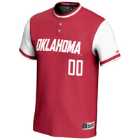 Oklahoma Sooners NIL Pick-A-Player Lightweight Softball Jersey - Crimson