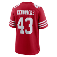 San Francisco 49ers Eric Kendricks Scarlet Team Game Jersey