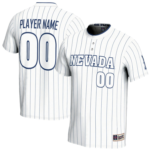 Nevada Wolf Pack Lightweight Collegiate Softball NIL Pick-A-Player Fashion Jersey - White