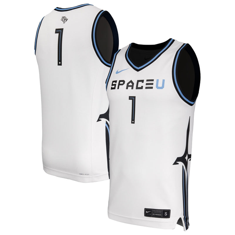 UCF Knights Space Game Replica Basketball Jersey - White