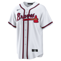 Atlanta Braves Tom Glavine White Home Retired Player Replica Jersey