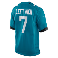 Jacksonville Jaguars Byron Leftwich Teal Retired Player Game Jersey