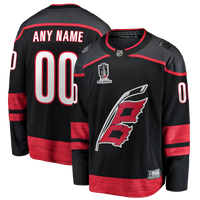 Carolina Hurricanes Black 2026 Stanley Cup Champions Home Breakaway Custom Jersey