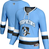 Johns Hopkins Blue Jays Spirit Hockey Jersey - Light Blue